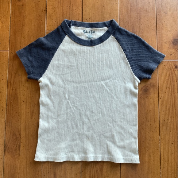 Brandy Melville Tops - NWOT John galt blue bella baseball tee one size downtown girl